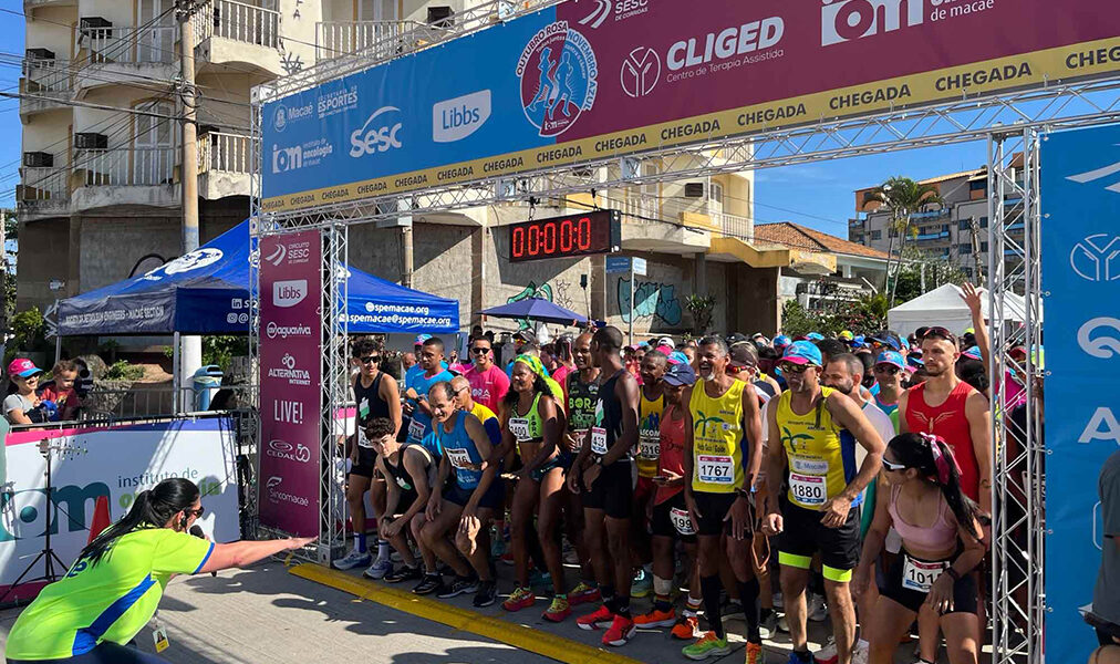 Evento une esporte, prevenção e solidariedade na orla da Imbetiba, em Macaé