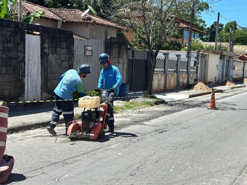 Obras da Rio+ promete melhorar abastecimento de água em Rio das Ostras