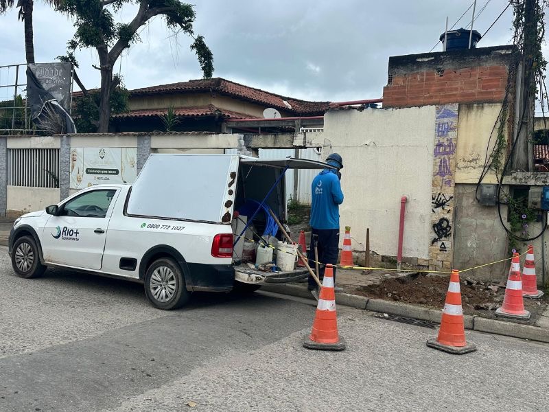 Polícia Civil e Rio+ fazem operação contra ligações clandestinas de água em Rio das Ostras
