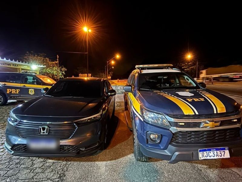 Polícia Rodoviária Federal prende homem por receptação na BR-101, em Casimiro de Abreu