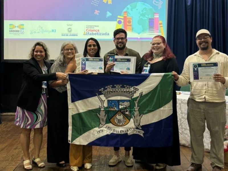 Educação de Rio das Ostras é destaque com projeto de alfaletramento através do hino municipal