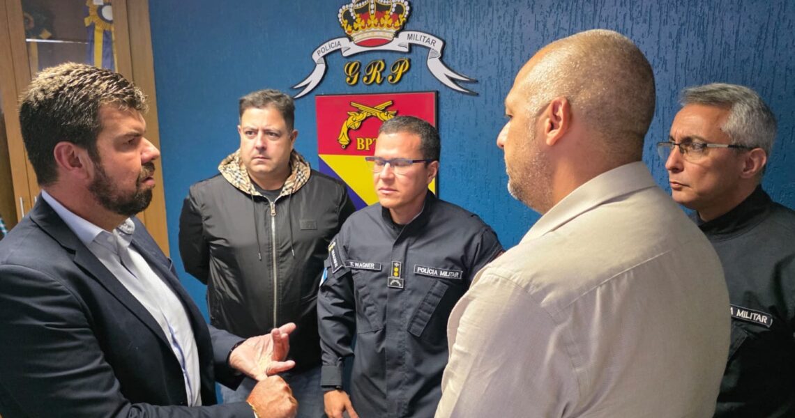 Welberth se reúne com comando do BPTur e articula unidade em Macaé