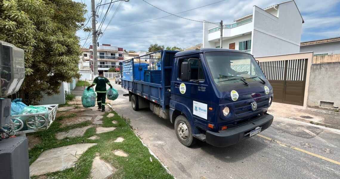 Mais bairros de Macaé entram no circuito da coleta seletiva e da reciclagem consciente