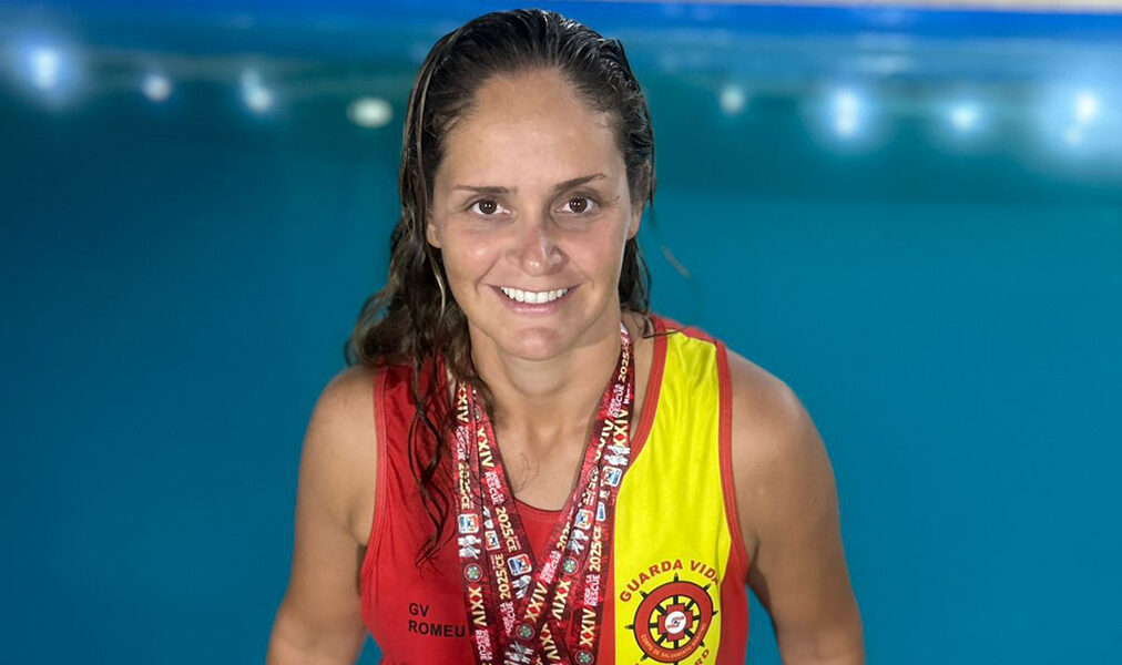 Luiza Romeu de Arraial do Cabo conquista ouro, prata e bronze em provas intensas de salvamento