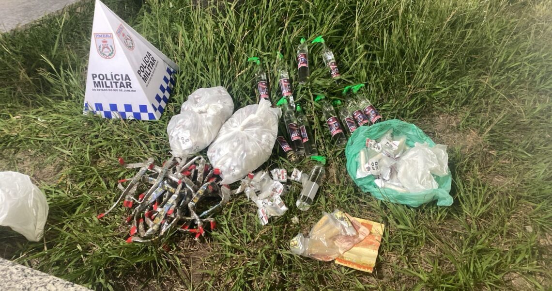 Adolescente de 14 anos é apreendido com grande quantidade de entorpecentes em Macaé