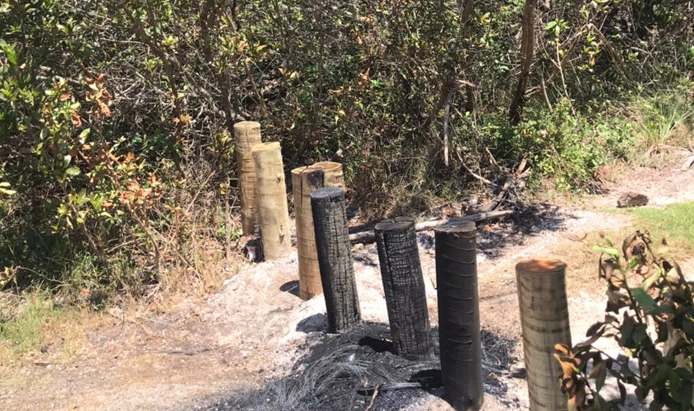 Cabo Frio registra destruição de mourões instalados na Trilha Translagunar