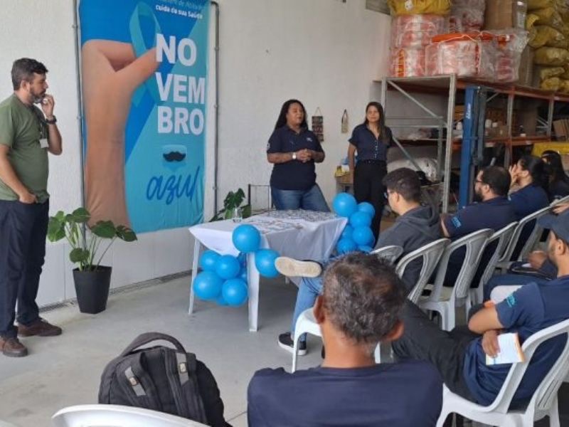 Ações em empresas ajudam a reforçar prevenção ao câncer de próstata em Rio das Ostras