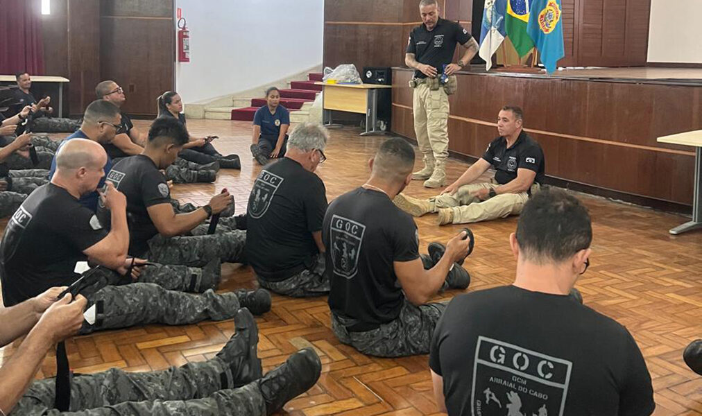 Formação prática e teórica em Arraial busca aprimorar atuação dos guardas em situações de risco