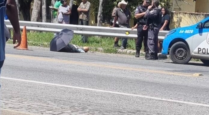 Polícia apura execução de idoso na BR-101, na altura do distrito de Travessão, em Campos