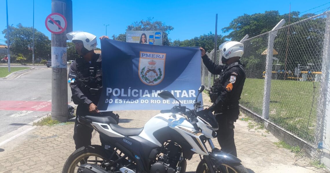 Ação do 32º BPM resulta na apreensão de motocicleta irregular em Rio das Ostras