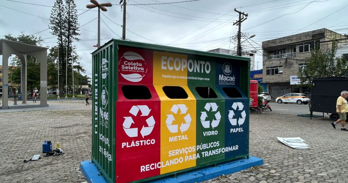 Coleta seletiva avança em Macaé com novos pontos de recebimento