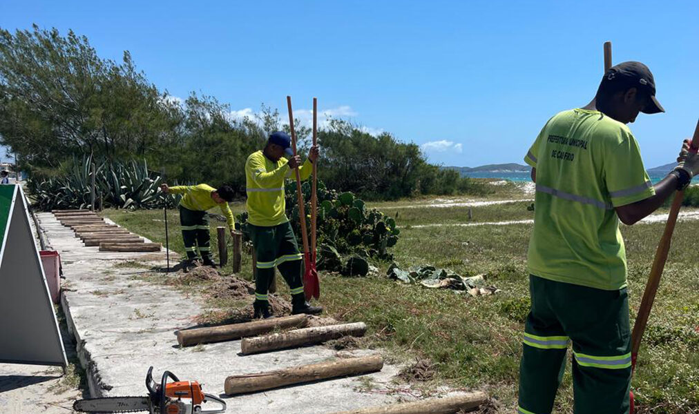 Cabo Frio amplia ações de recuperação ambiental nas praias