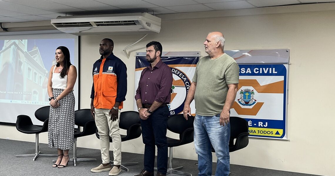 Prefeito de Macaé destaca avanços na prevenção com novo grupo de voluntários da Defesa Civil