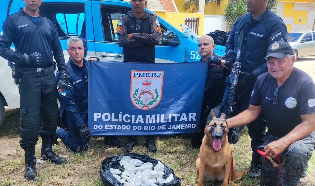 Arraial do Cabo apreende drogas em operação conjunta na restinga de Monte Alto