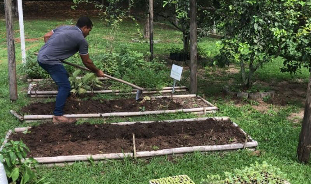 Saquarema promove ações em hortas de unidades de assistência do município