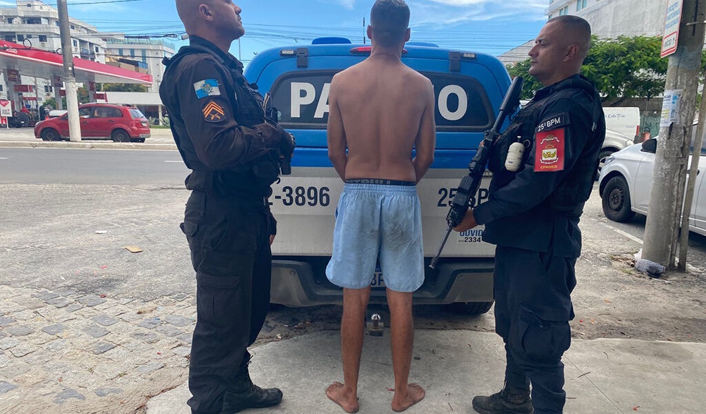 Operação conjunta captura homem com ordem judicial em Arraial do Cabo