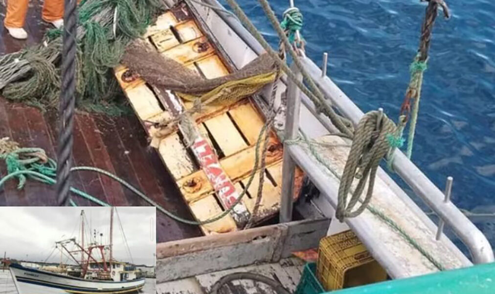Pedaço de barco desaparecido com 6 tripulantes é achado no mar de Maricá