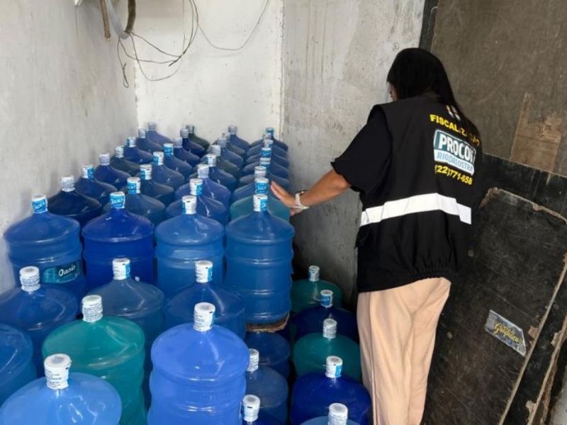 Denúncias levam Procon de Rio das Ostras a verificar aumento dos galões de água