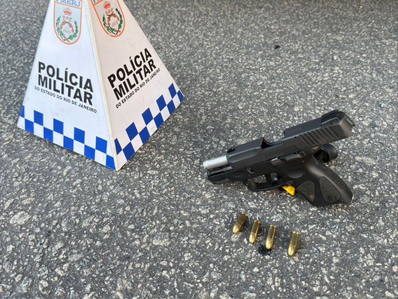 Homem é preso em Macaé com arma de uso restrito e sem autorização de porte