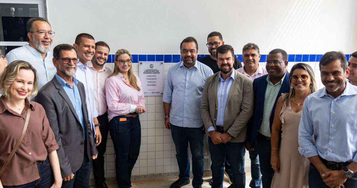 Prefeito de Macaé inaugura novo colégio estadual no Lagomar com presença do governador