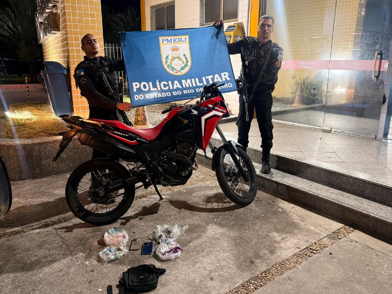 Polícia detém adolescente de 14 anos em ação contra o tráfico em Macaé