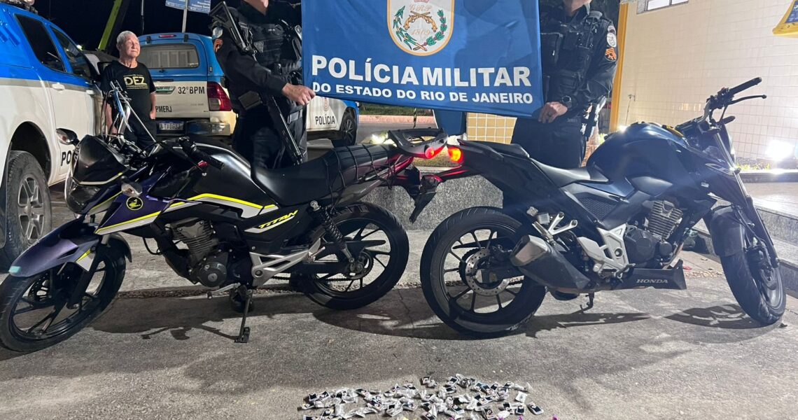 Homem é preso pela PM após denúncia de venda de drogas em bairro de Macaé