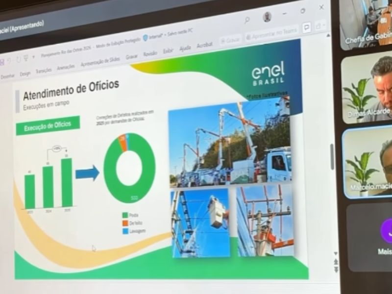 Rio das Ostras propõem mutirão em reunião com a Enel para evitar novos apagões