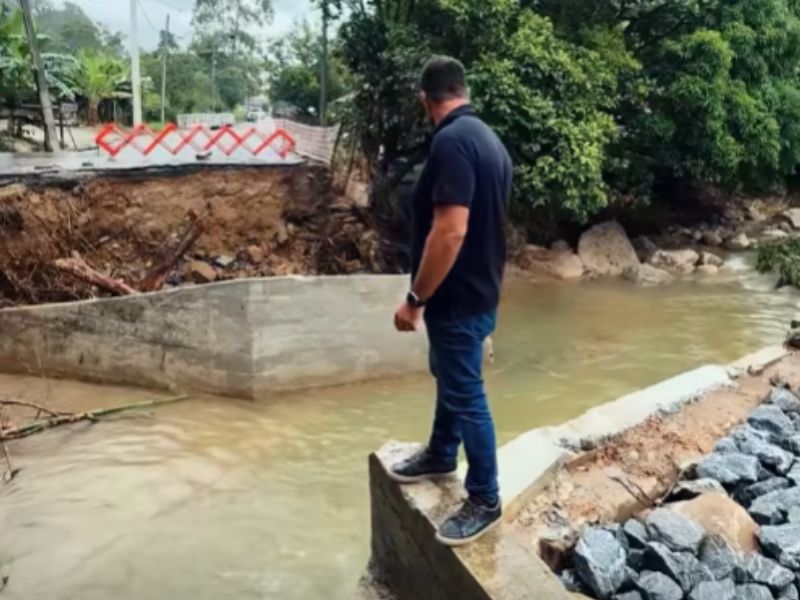 Região afetada pelas chuvas na região serrana de Macaé pode ganhar nova ponte em breve