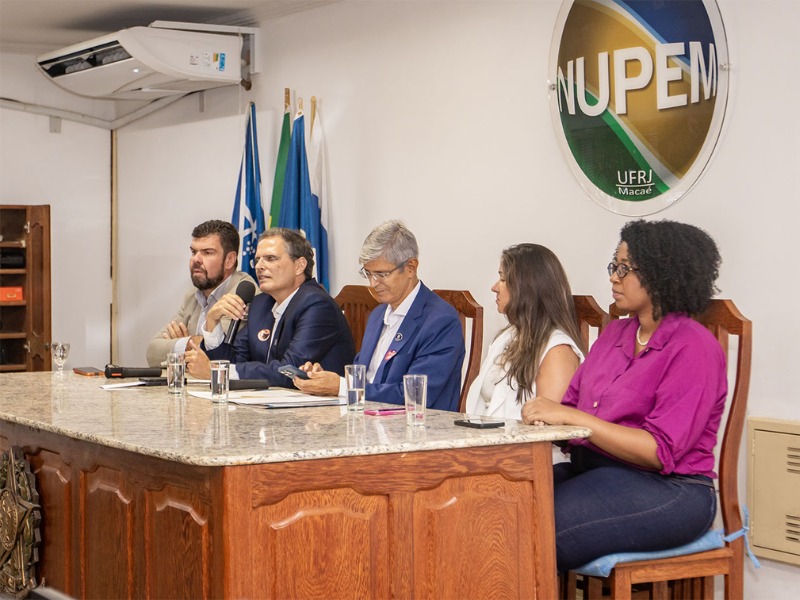 Welberth reforça parceria com a UFRJ em aula inaugural no NUPEM, em Macaé