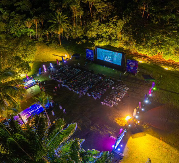Cinema Inflável chega a Iguaba Grande com sessões gratuitas e programação cultural