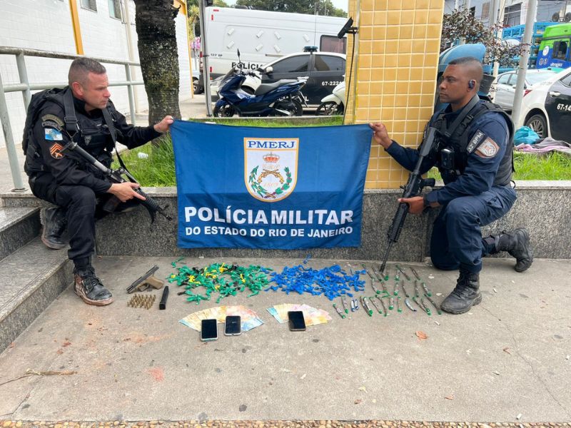 Polícia prende homem e apreende drogas em ação em localidade de Macaé