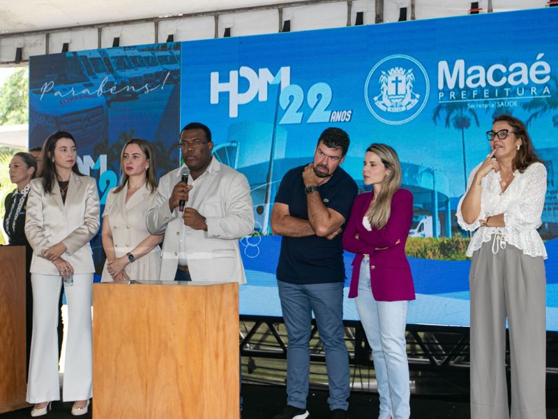 Welberth anuncia projeto de ampliar HPM durante aniversário de 22 anos da unidade