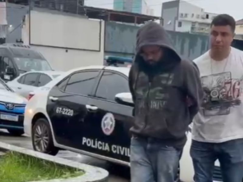 Polícia prende homem no centro de Macaé que descumpriu medida protetiva