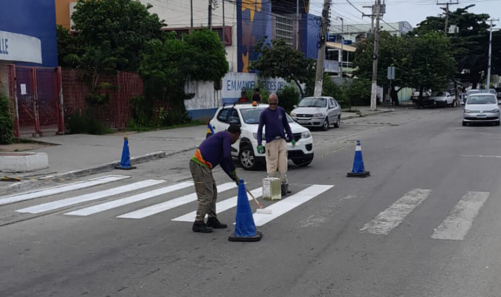Cabo Frio reforça sinalização viária e melhora organização do trânsito no Centro