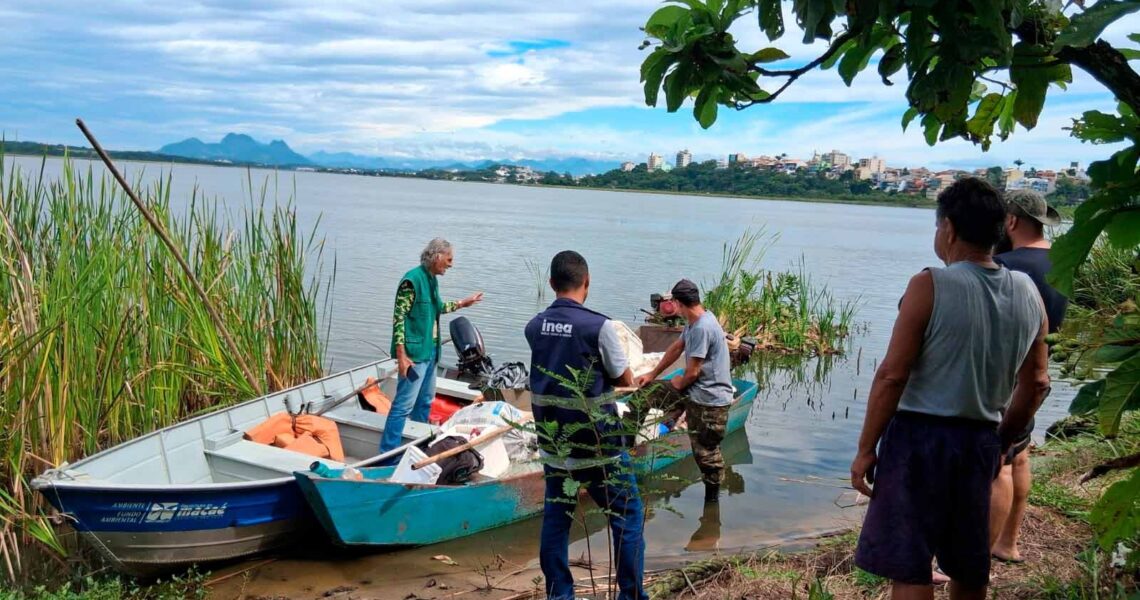 Redes irregulares são apreendidas em operação ambiental em Macaé