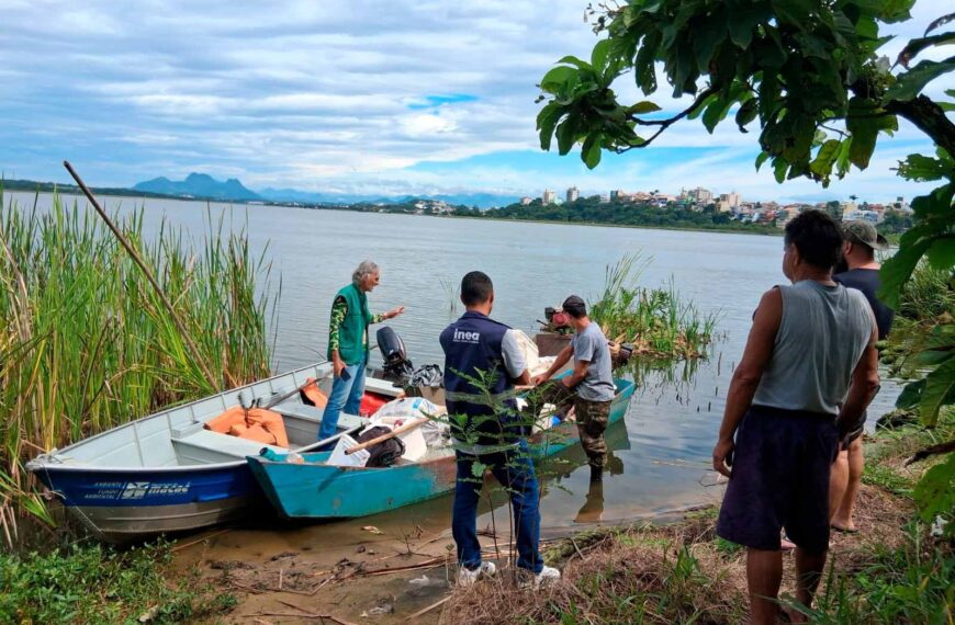 Redes irregulares são apreendidas em operação ambiental em Macaé