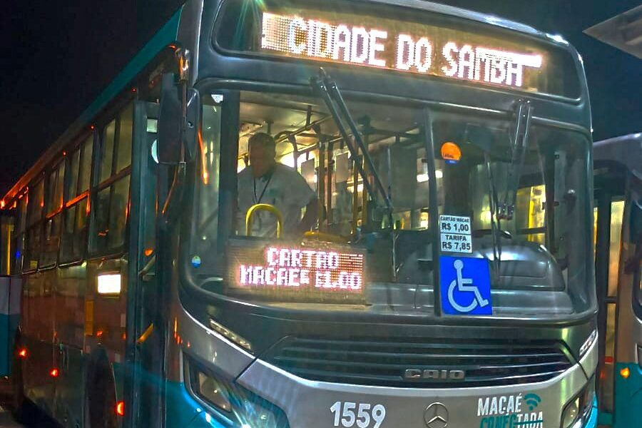 Mobilidade Urbana reforça transporte durante desfiles na Cidade do Samba em Macaé