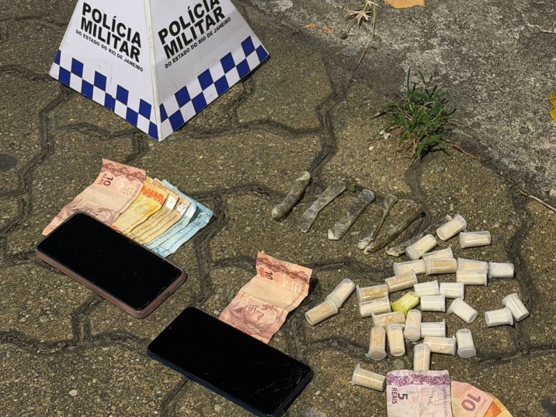 Ações de combate às drogas em Rio das Ostras resultam em 5 prisões e 1 adolescente detido