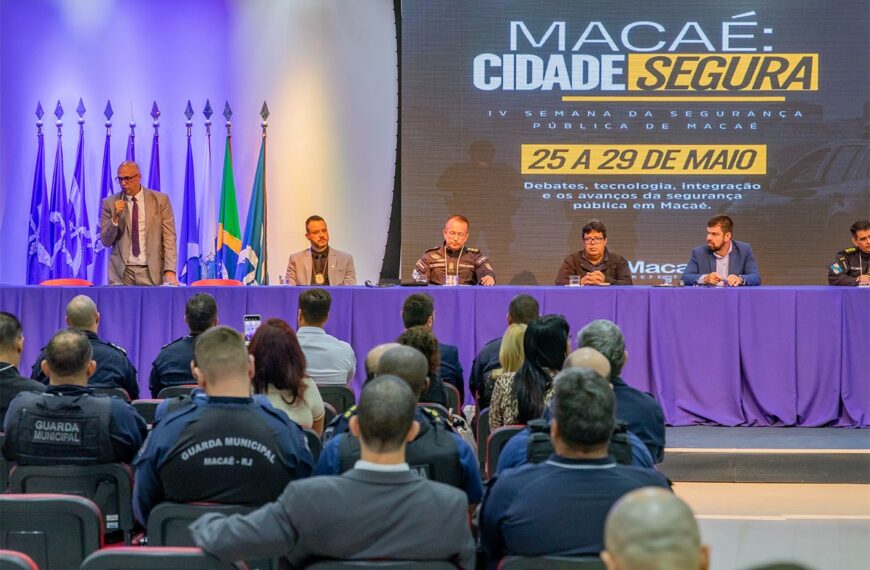 Macaé promove debates sobre segurança pública e fortalecimento da Guarda Municipal