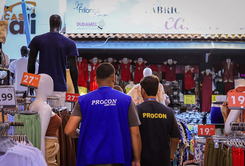 Comércio de Cabo Frio entra na mira do Procon antes do Dia das Mães