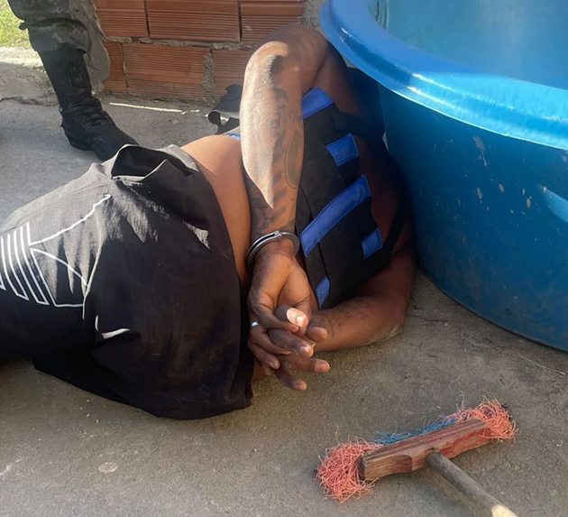 Homem e preso em Arraial por descumprir medida protetiva e resistência a polícia