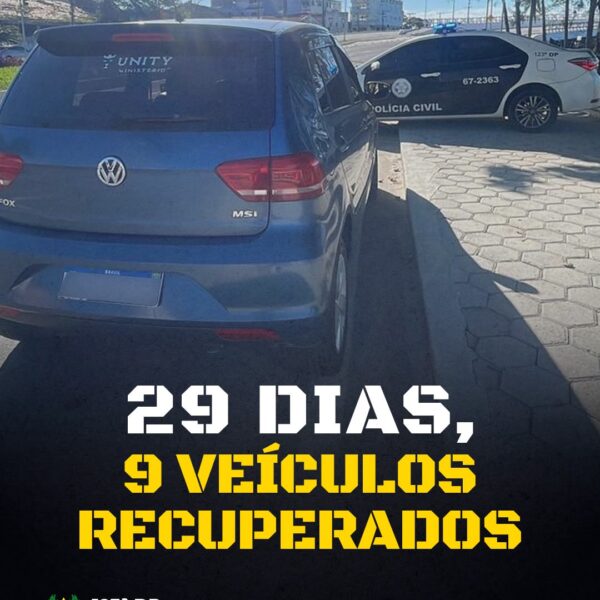 Polícia Civil recupera R$ 840 mil em veículos e prende suspeitos ligados a crimes patrimoniais em Macaé