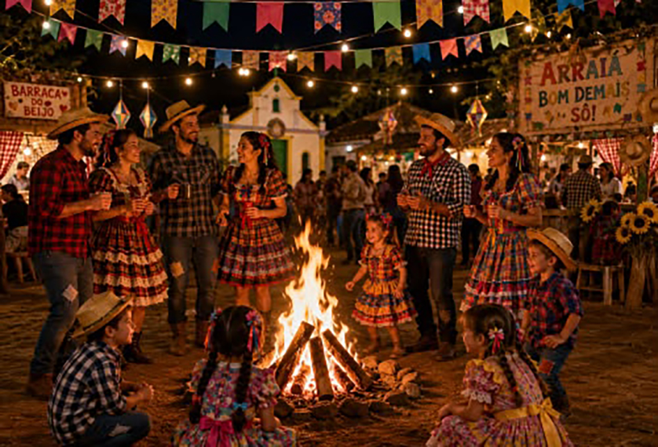 Praça da Bandeira vira arraiá com shows, quadrilhas e comidas típicas