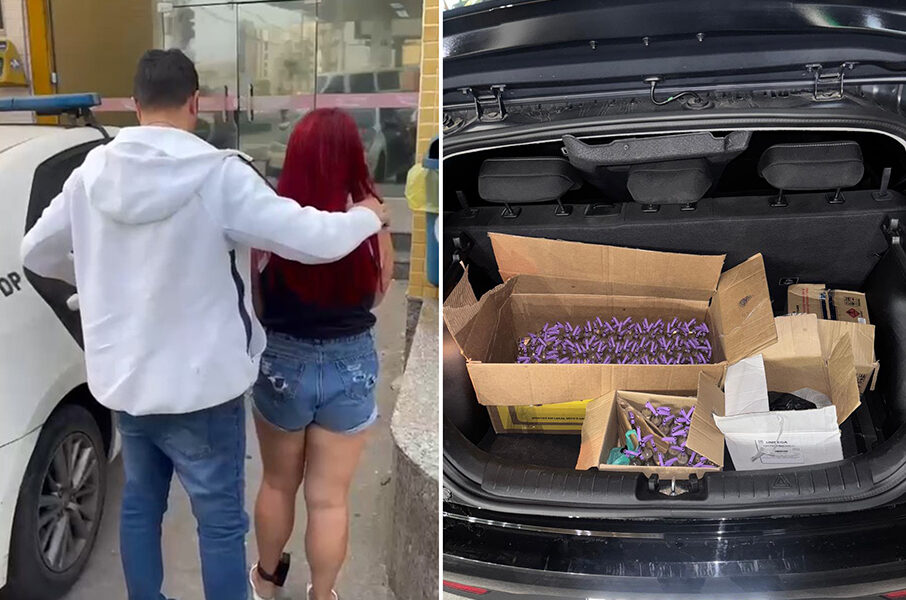 Operação da 123ª DP prende mulher acusada de transportar drogas para facção criminosa