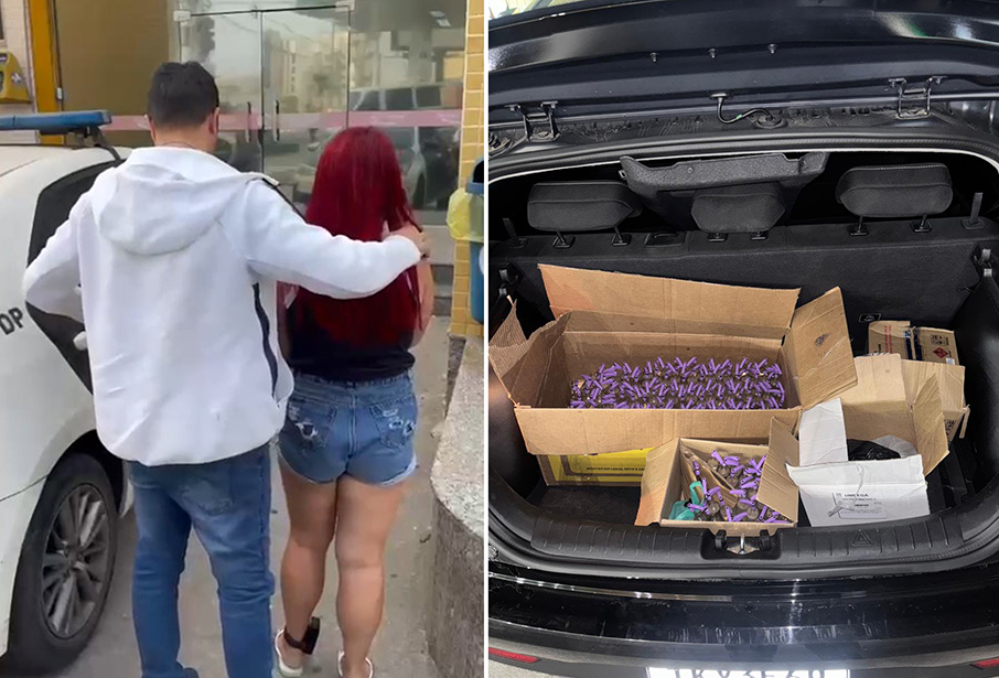 Operação da 123ª DP prende mulher acusada de transportar drogas para facção criminosa