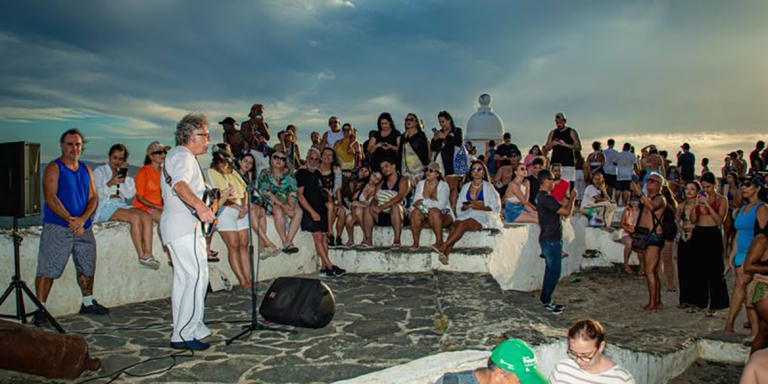 Sexta no Forte São Mateus terá música, arte e pôr do sol